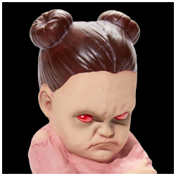 Mischievous Mandy Zombie Baby