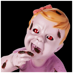Ravenous Ruby Zombie Baby