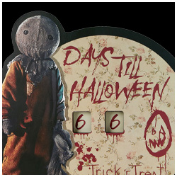 Trick 'r Treat: Sam Countdown to Halloween Sign