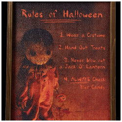 Trick 'r Treat: Rules of Halloween Sign