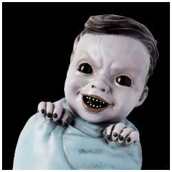 Swaddled Up Silas Zombie Baby