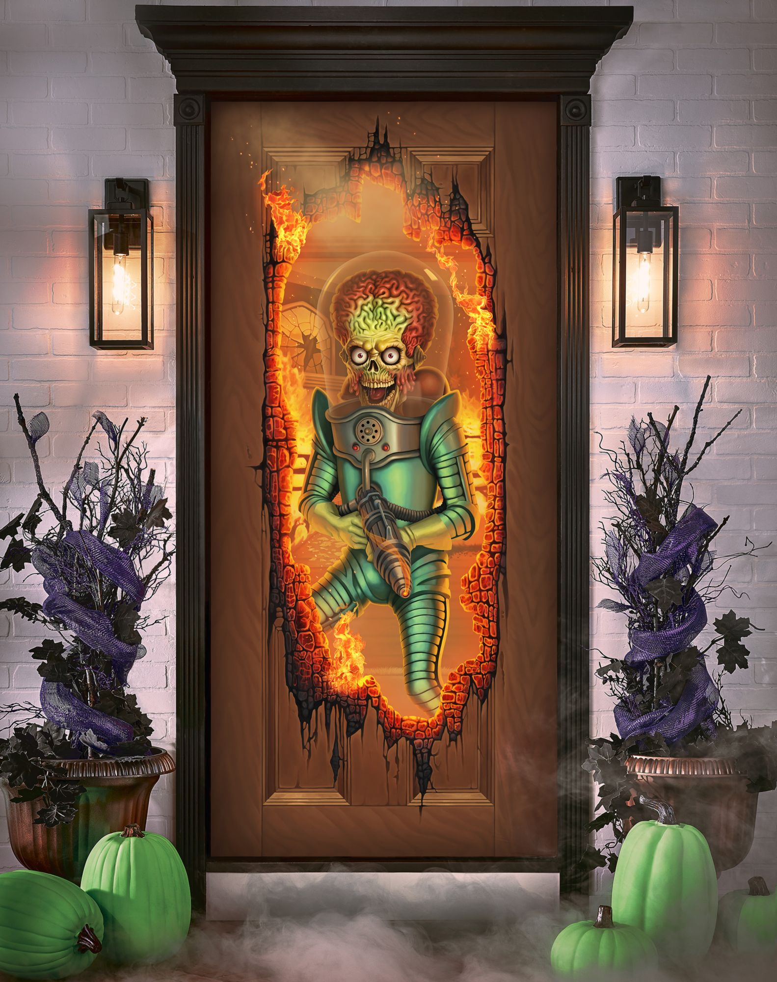 Mars Attacks: Martian Warrior Door Cover